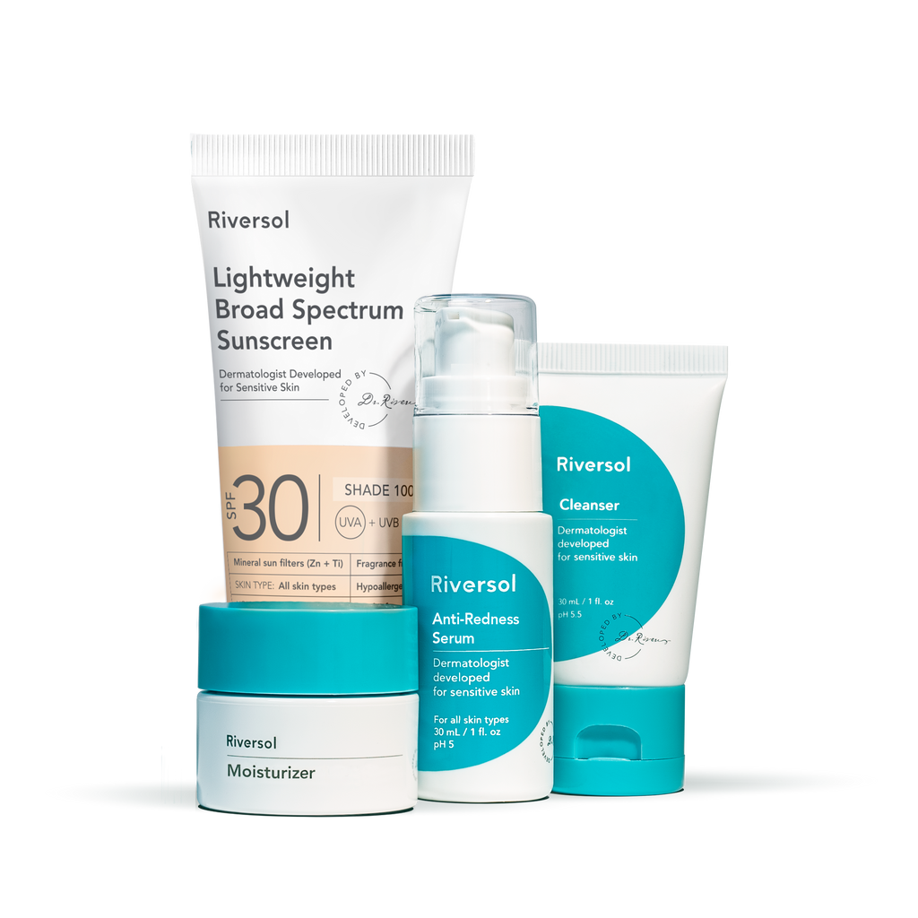 Travel Ready Redness Control Trio and Sunscreen