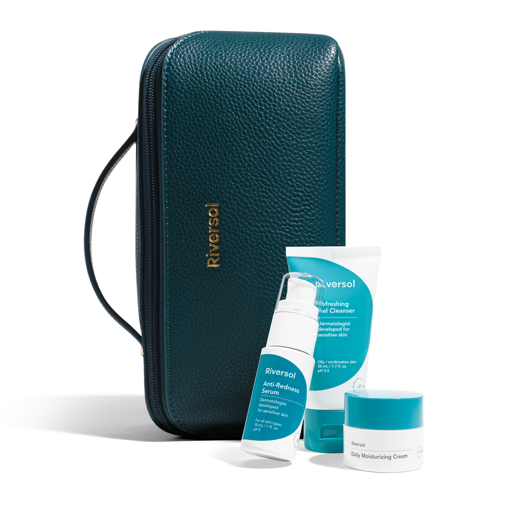Travel Ready Redness Control Trio + Free Bag (Combination)