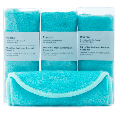 3 Pack of Microfibre Makeup Removal Facecloth