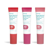 3 pack of Broad Spectrum SPF 40+ Tinted Sunscreen Lip Oil