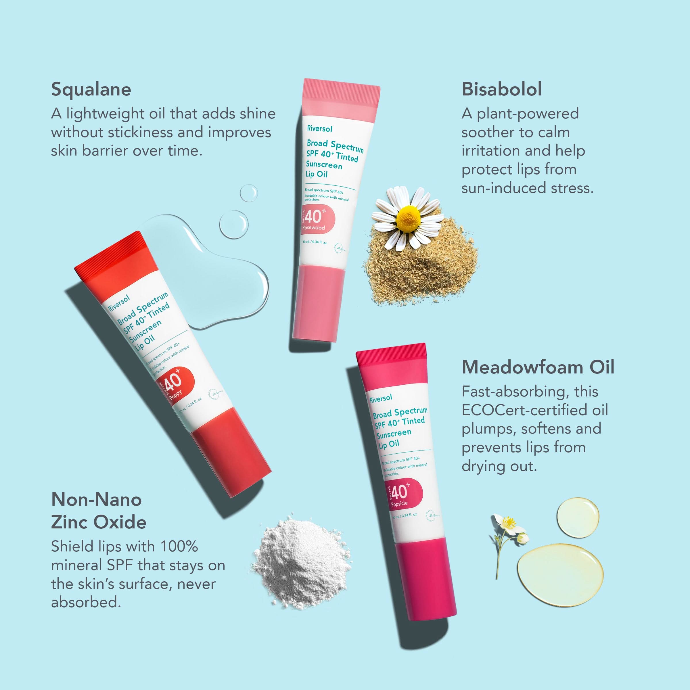 Broad Spectrum SPF 40+ Tinted Sunscreen Lip Oil