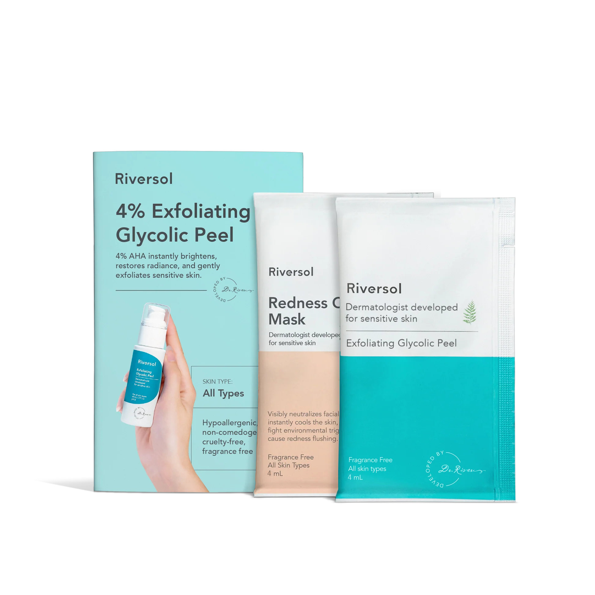 Exfoliating Glycolic Peel Travel Pack