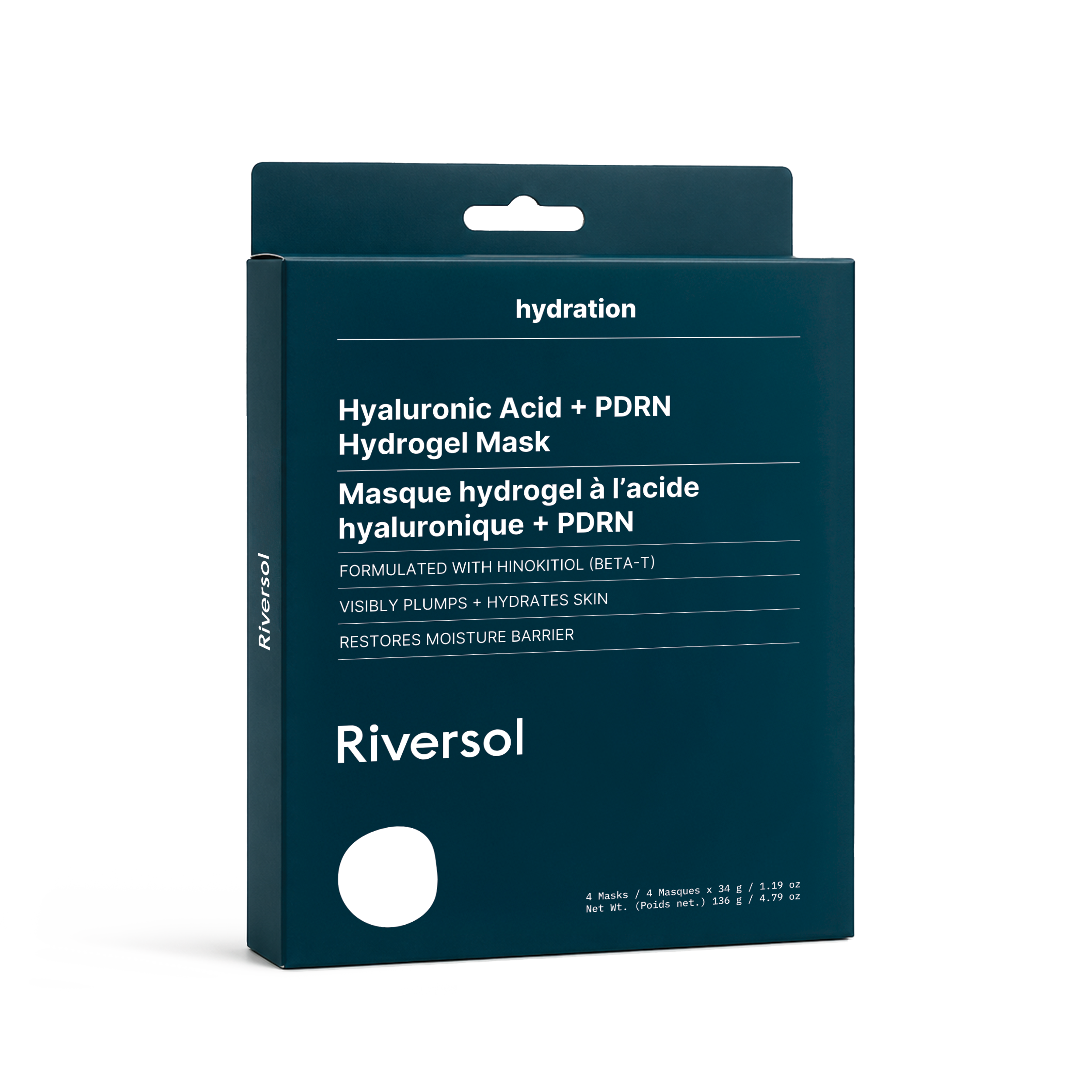 Hyaluronic Acid + PDRN Hydrogel Mask (4-Pack)