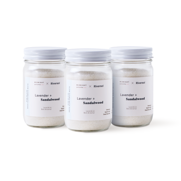 Slow Down Bath Soak Trio Set (Lavender + Sandalwood)