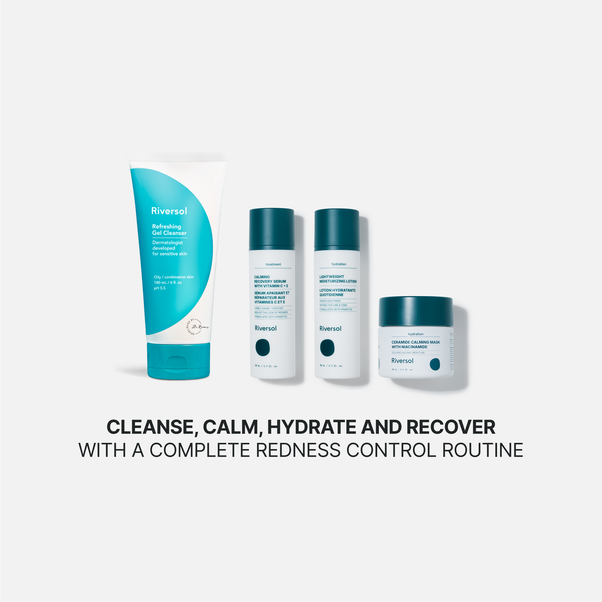Redness Control Trio with Calming Mask | Riversol