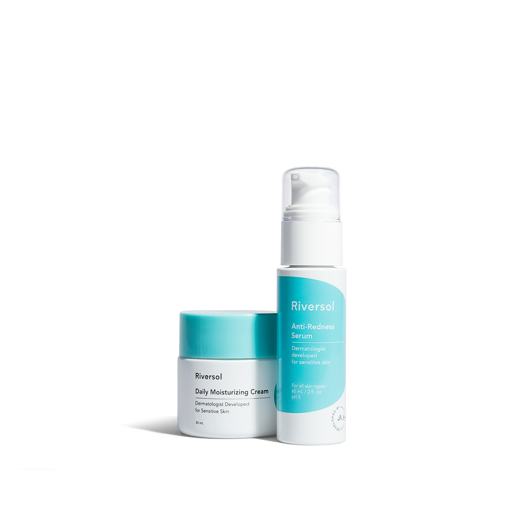 Rans Riversol Anti-Redness and Moisturizing Duo | Riversol Dermatologist Developed