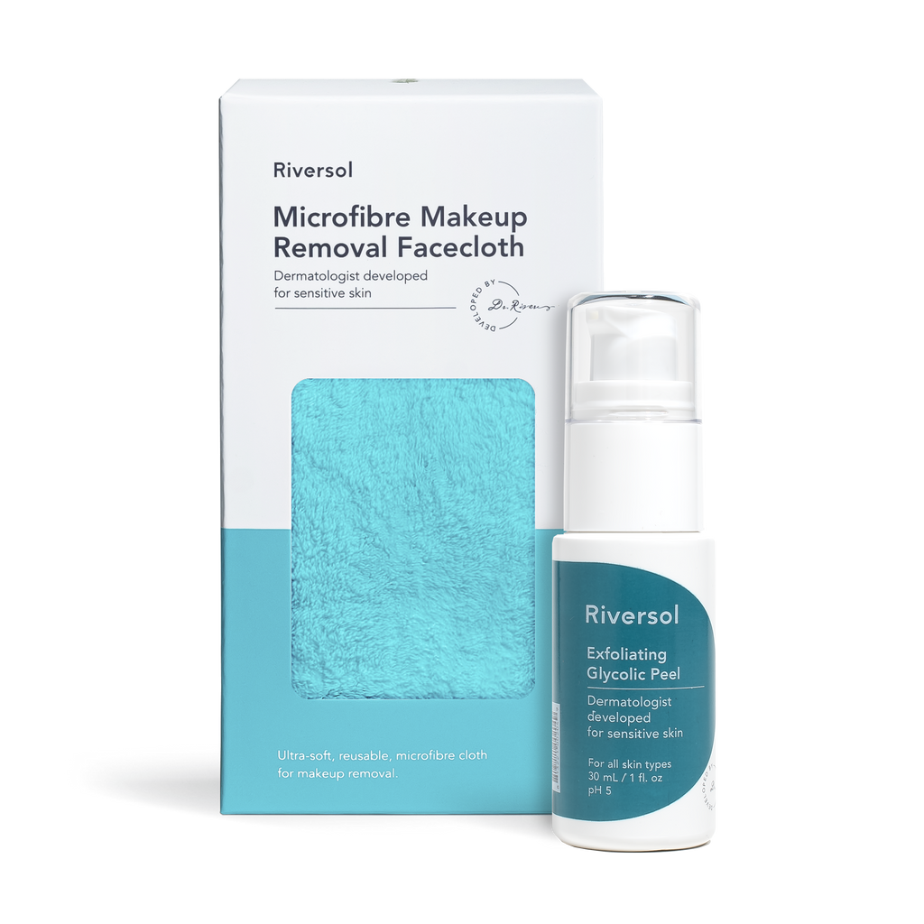 FREE Travel Glycolic Peel and Microfibre Cloth