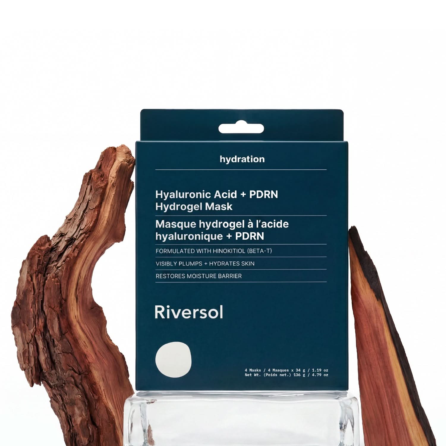 Hyaluronic Acid + PDRN Hydrogel Mask (4-Pack)