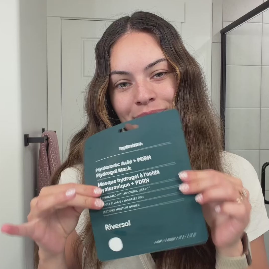 Load video: Hyaluronic Acid + PDRN Hydrogel Mask