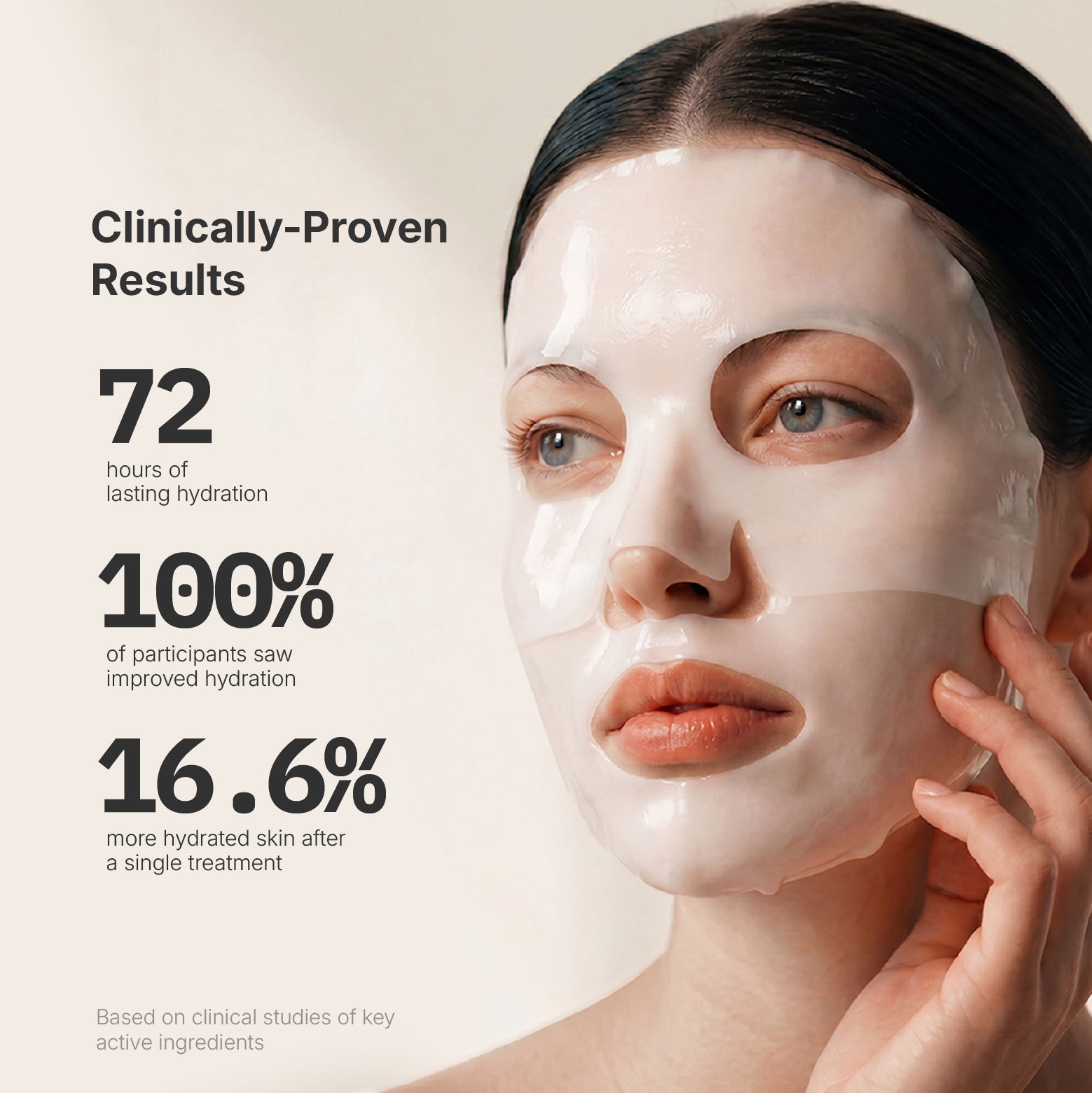 Hyaluronic Acid + PDRN Hydrogel Mask (4-Pack)