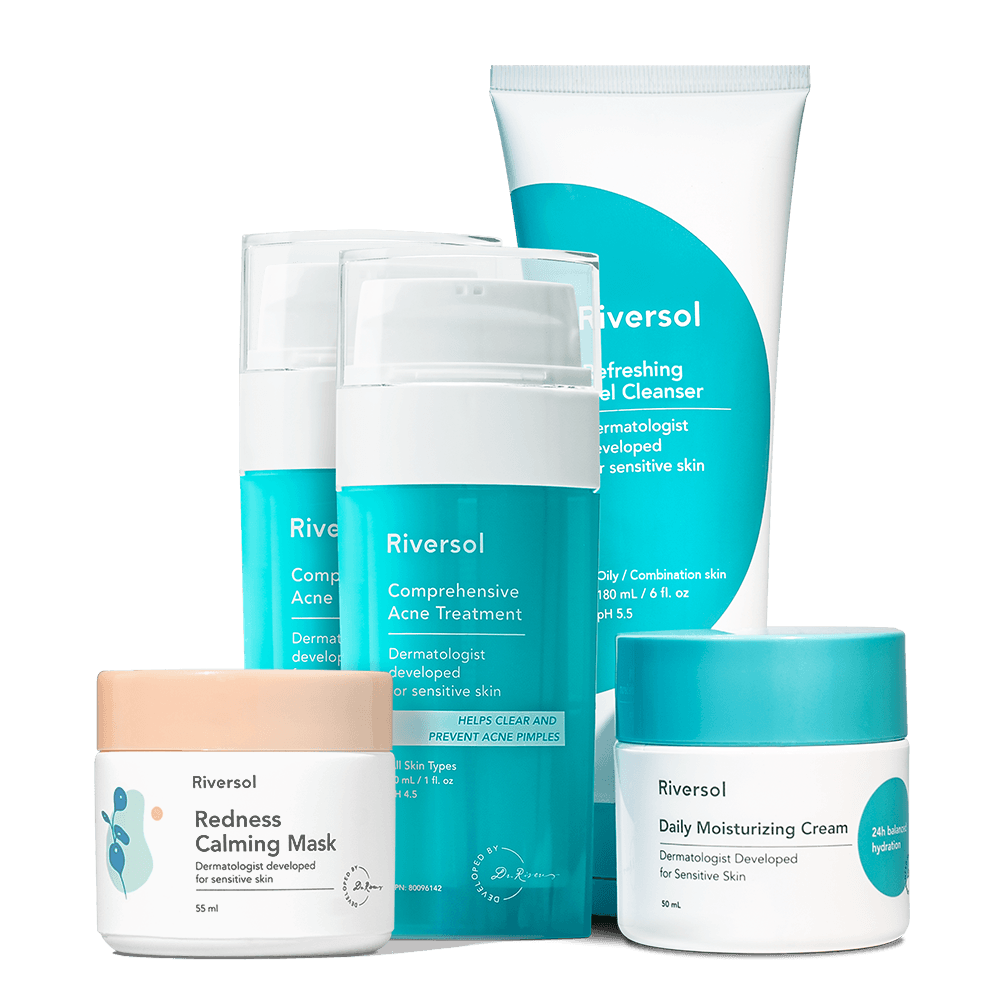90-Day Acne Kit with Redness Calming Mask