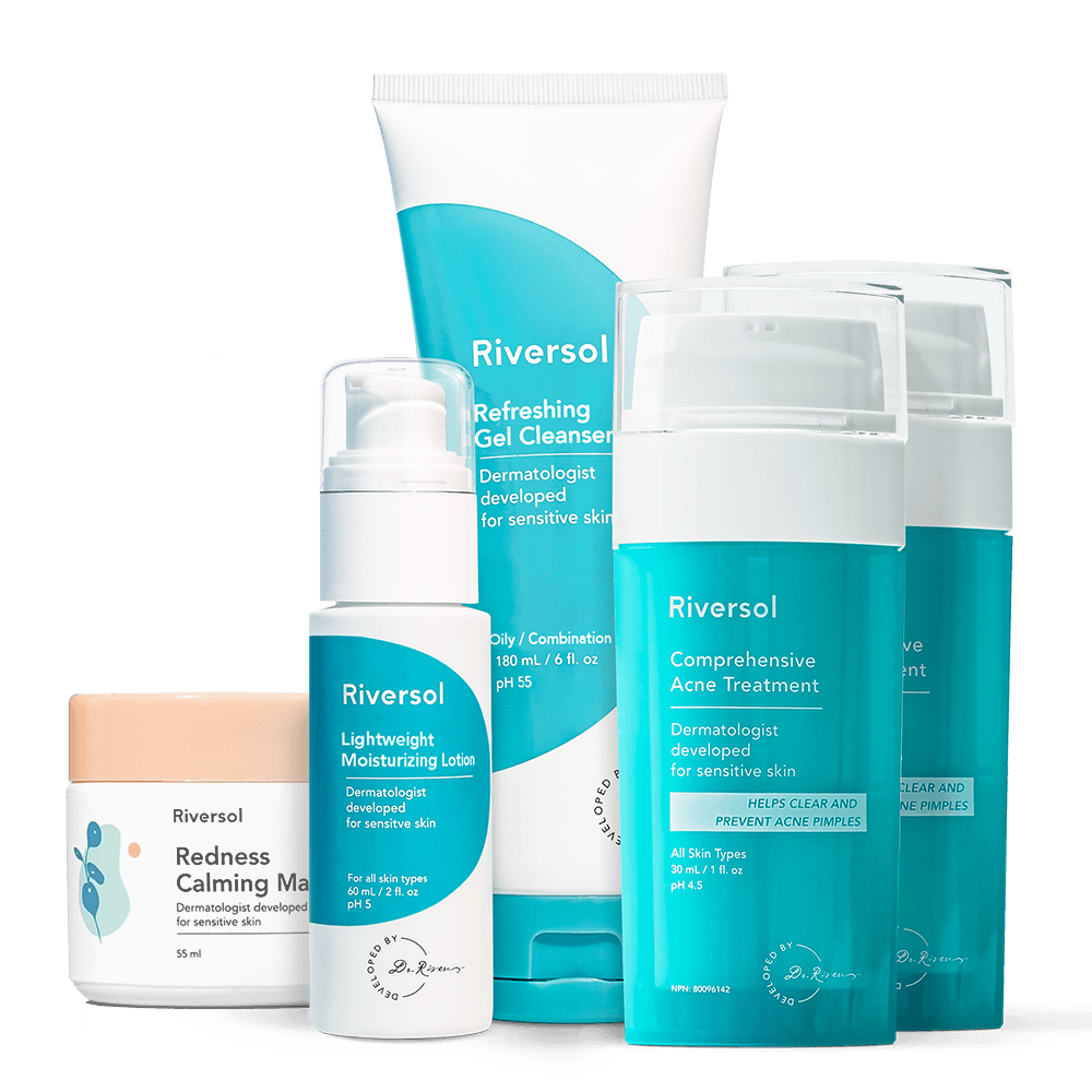 90-Day Acne Kit with Redness Calming Mask