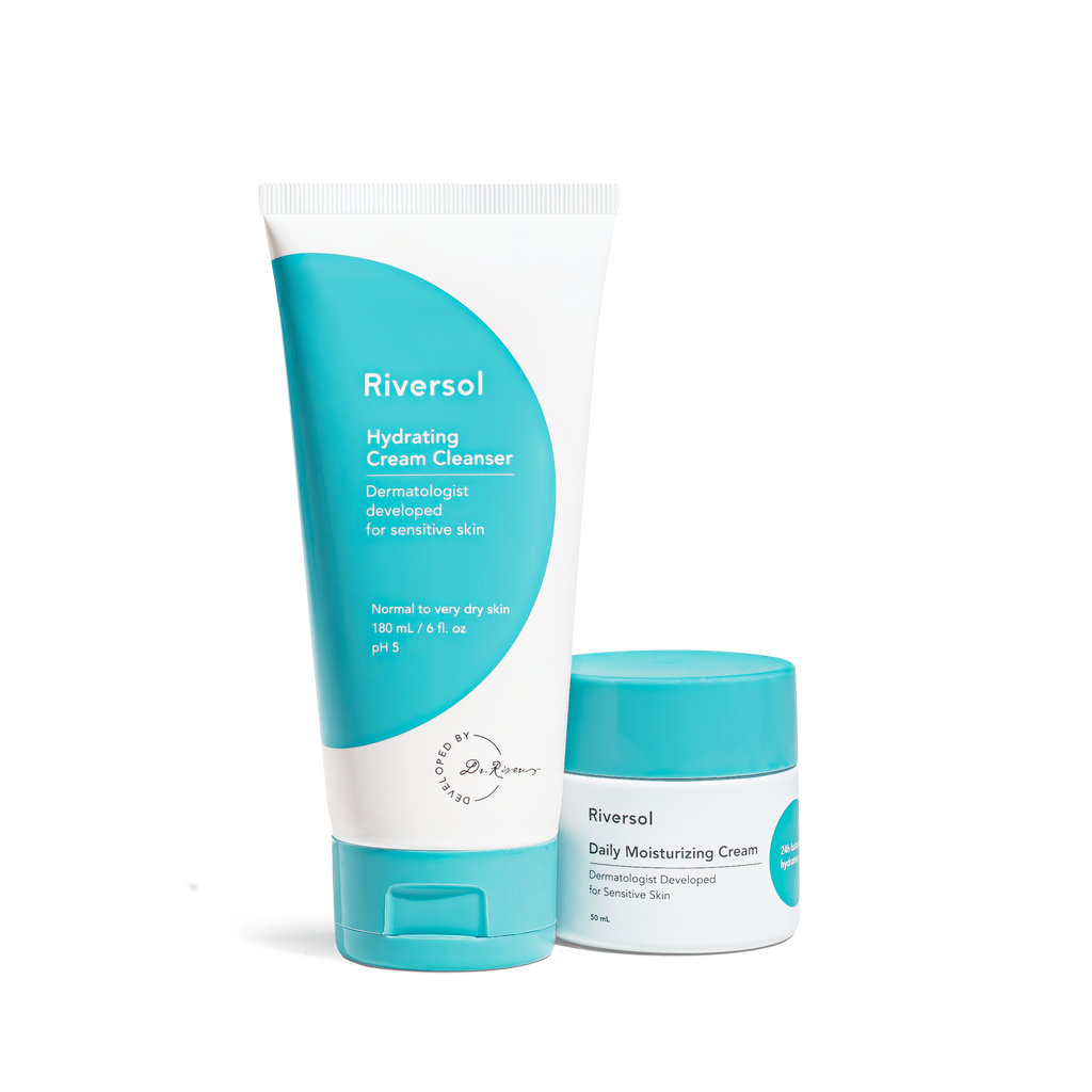 Rans Riversol Cleansing and Moisturizing Duo | Riversol Dermatologist Developed