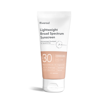 New: SPF 30 Lightweight Broad Spectrum Sunscreen
